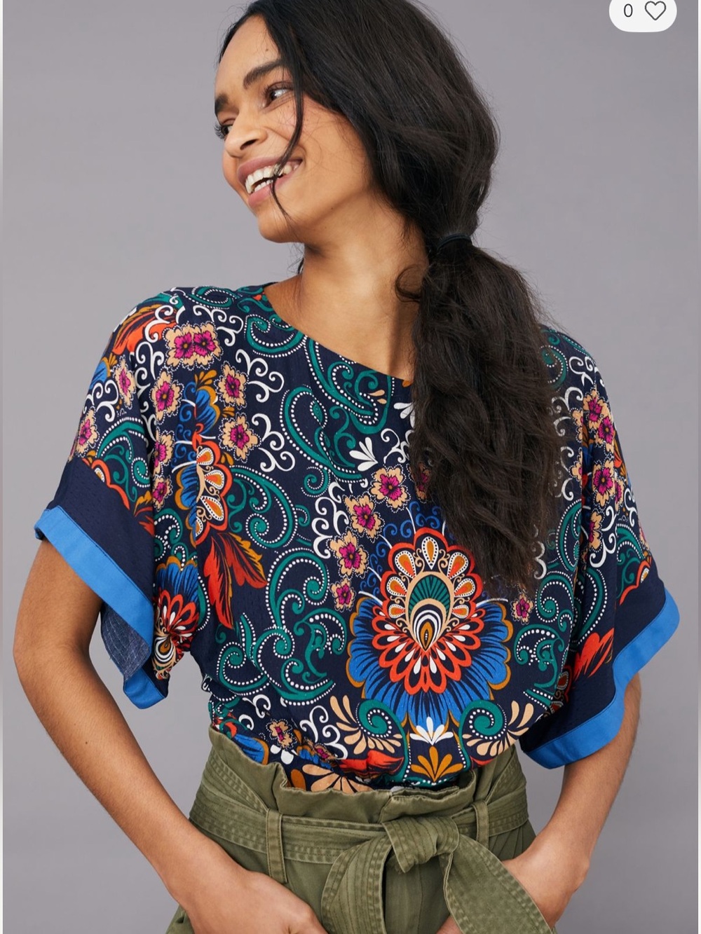Anthropologie Vienna Kimono Blouse